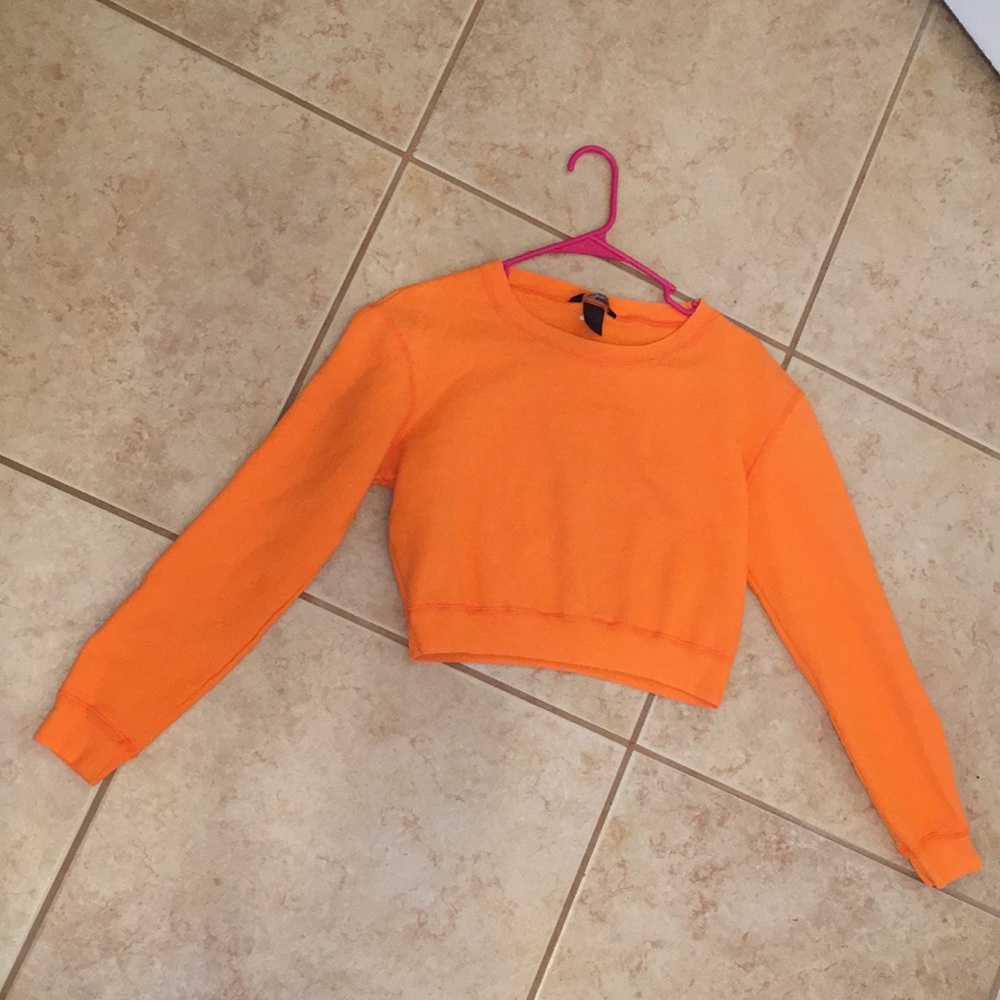 Crop top sweatshirt